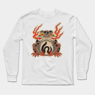 rana salvaje con doble lengua Long Sleeve T-Shirt